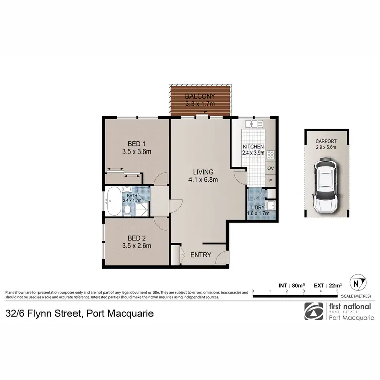 Floorplan of Homely unit listing, 32/6-12 Flynn Street, Port Macquarie NSW 2444