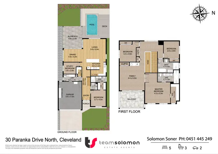 Floorplan of Homely house listing, 30 Paranka Drive North, Cleveland QLD 4163