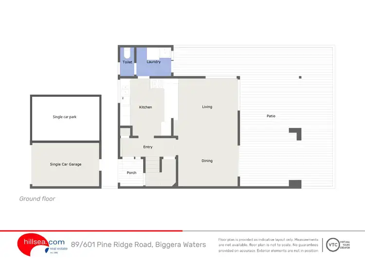 Floorplan of Homely townhouse listing, 89/601 Pine Ridge Road, Biggera Waters QLD 4216