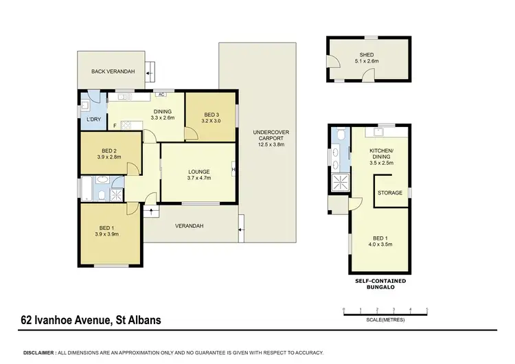 Floorplan of Homely house listing, 62 Ivanhoe Avenue, St Albans VIC 3021