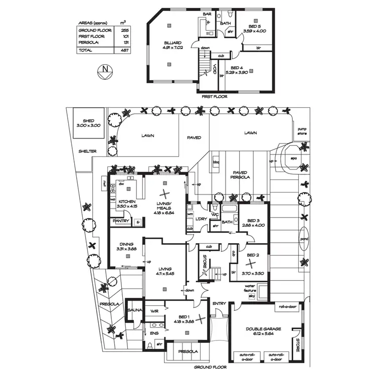 Floorplan of Homely house listing, 8 Dune Court, West Lakes Shore SA 5020