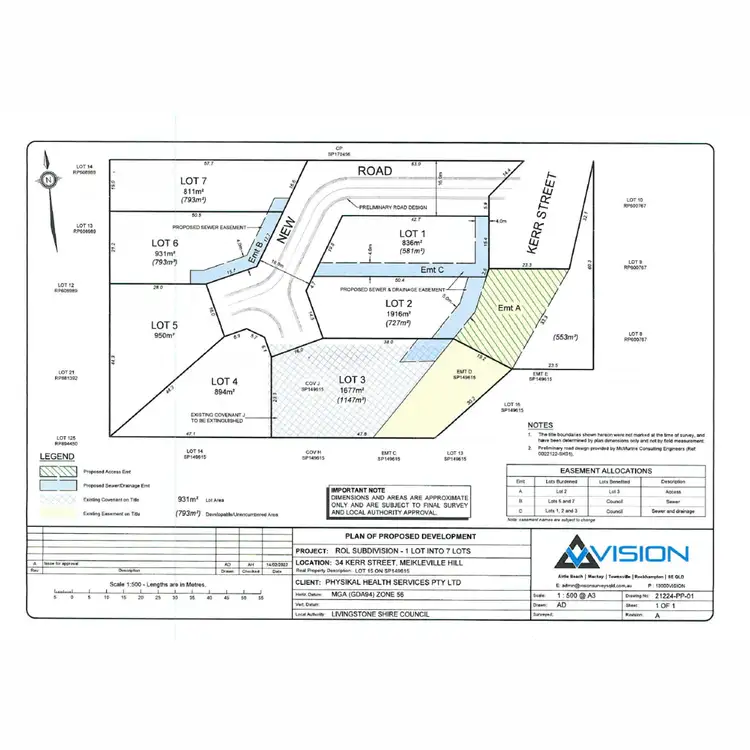 Floorplan of Homely land listing, LOT 4 Pacific View Court, Meikleville Hill QLD 4703