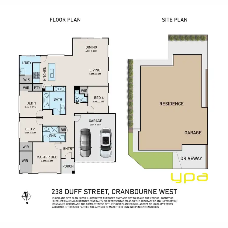 Floorplan of Homely house listing, 238 Duff Street, Cranbourne West VIC 3977
