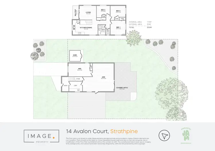 Floorplan of Homely house listing, 14 Avalon Court, Strathpine QLD 4500