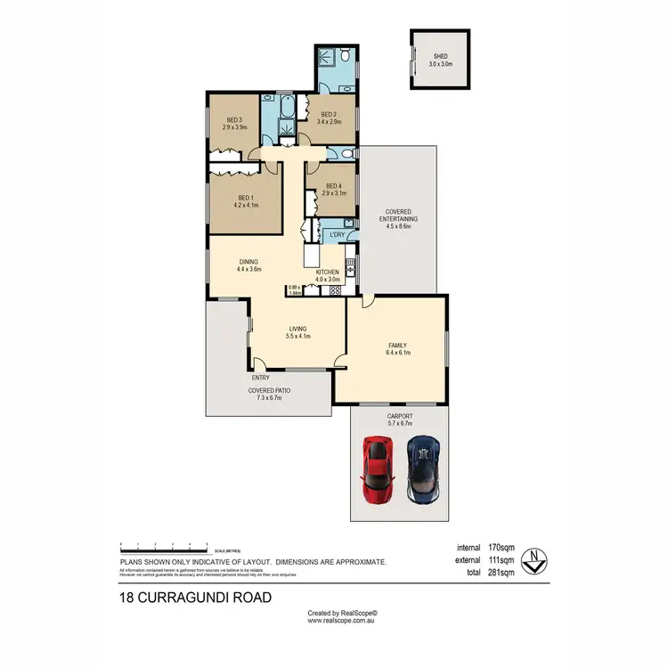 Floorplan of Homely house listing, 18 Curragundi Road, Jindalee QLD 4074