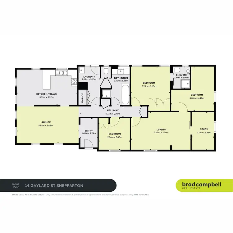 Floorplan of Homely house listing, 14 Gaylard Street, Shepparton VIC 3630