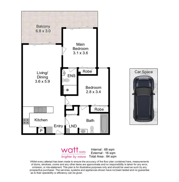 Floorplan of Homely unit listing, 44/107 Kittyhawk Drive, Chermside QLD 4032