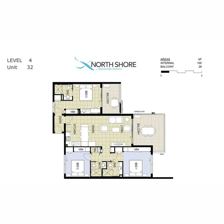 Floorplan of Homely apartment listing, 32/15 Shine Court, Birtinya QLD 4575