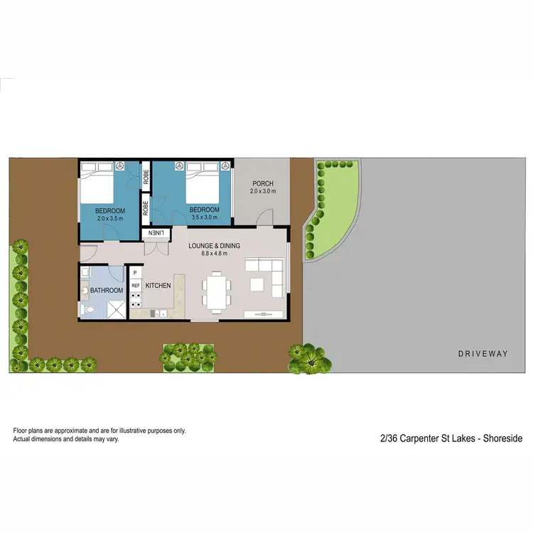Floorplan of Homely unit listing, 2/36 Carpenter Street, Lakes Entrance VIC 3909