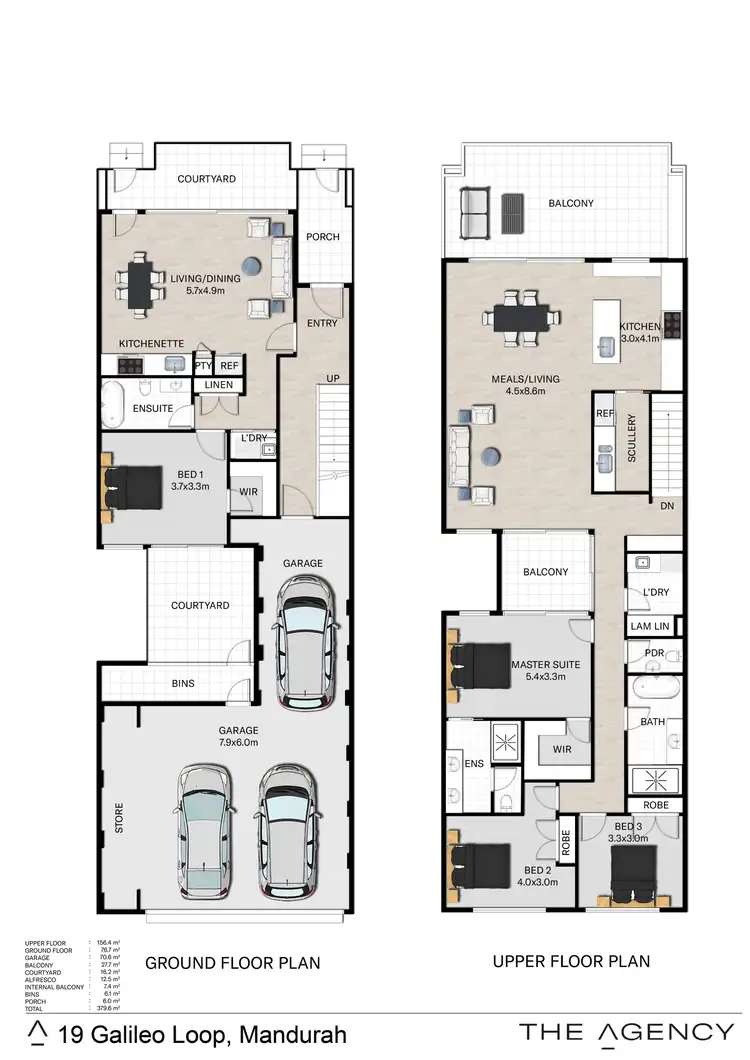 Floorplan of Homely house listing, 19 Galileo Loop, Mandurah WA 6210