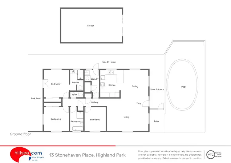 Floorplan of Homely house listing, 13 Stonehaven Place, Highland Park QLD 4211