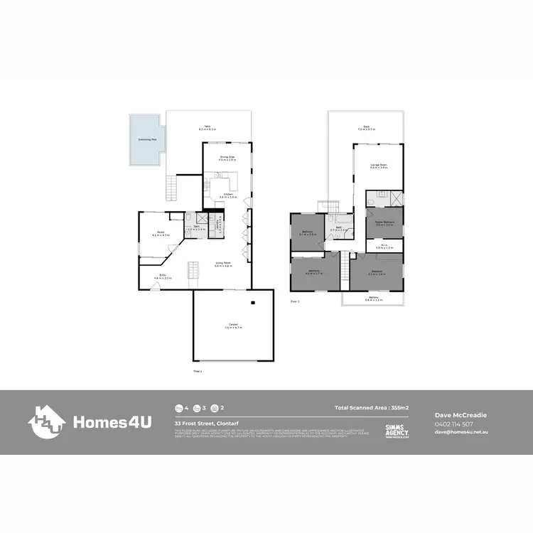 Floorplan of Homely house listing, 33 Frost Street, Clontarf QLD 4019
