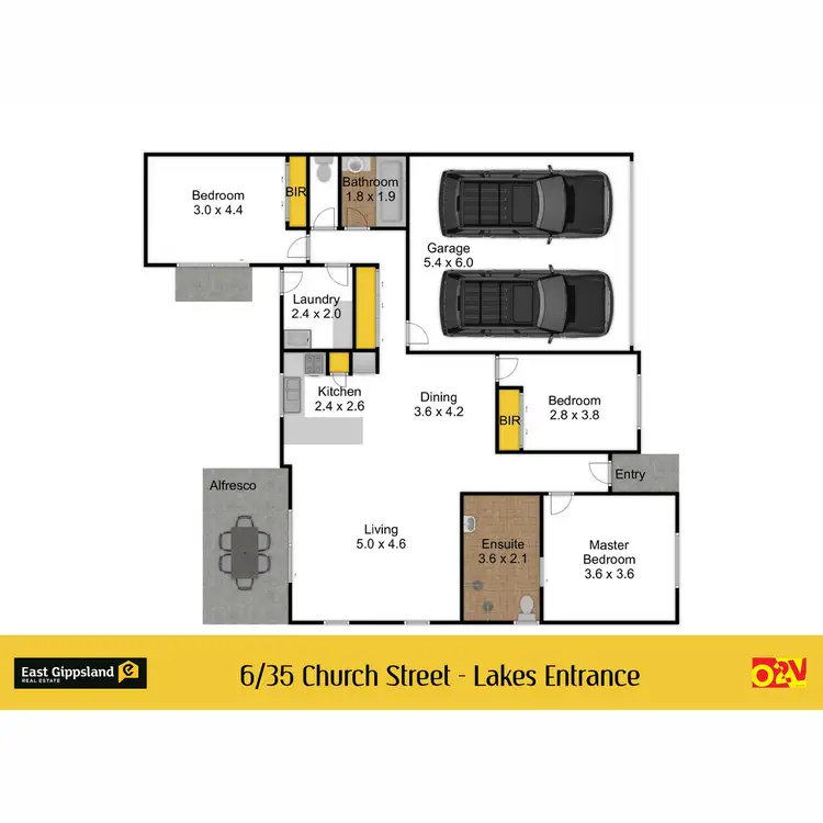 Floorplan of Homely apartment listing, 6/35 Church Street, Lakes Entrance VIC 3909