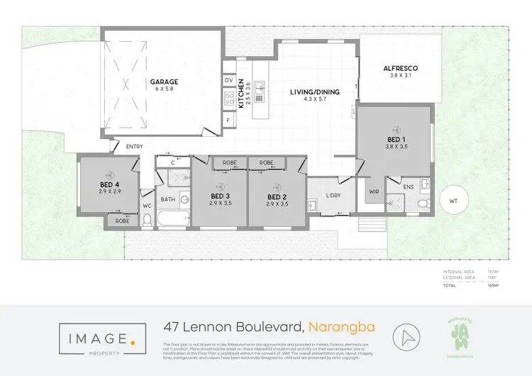 Floorplan of Homely house listing, 47 Lennon Boulevard, Narangba QLD 4504
