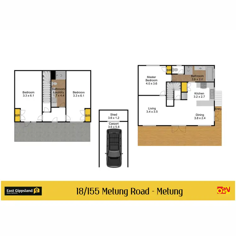 Floorplan of Homely townhouse listing, 18/155 Metung Road, Metung VIC 3904