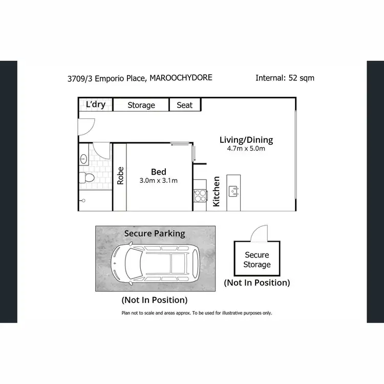 Floorplan of Homely apartment listing, 3709/3 Emporio Place, Maroochydore QLD 4558