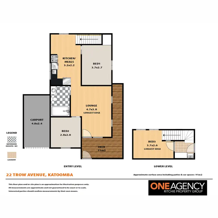 Floorplan of Homely house listing, 22 Trow Avenue, Katoomba NSW 2780