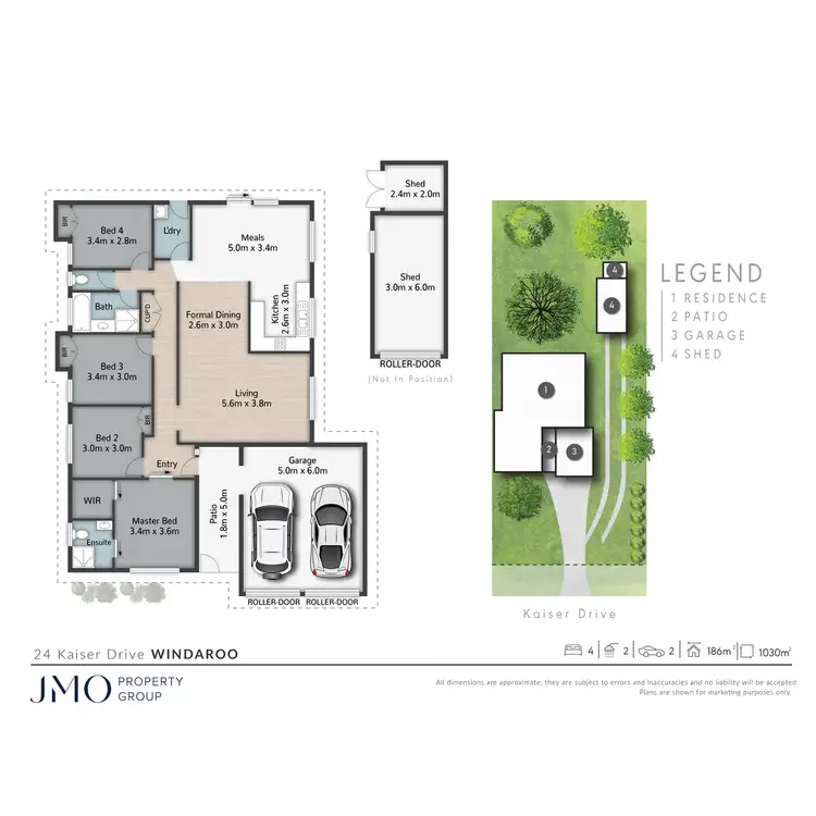 Floorplan of Homely house listing, 24 Kaiser Drive, Windaroo QLD 4207