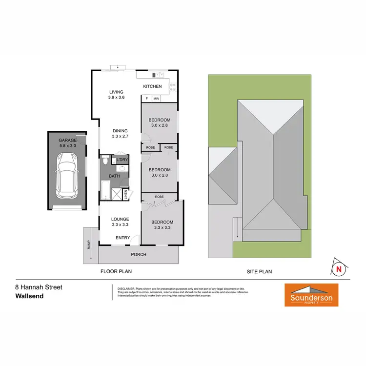 Floorplan of Homely house listing, 8 Hannah Street, Wallsend NSW 2287