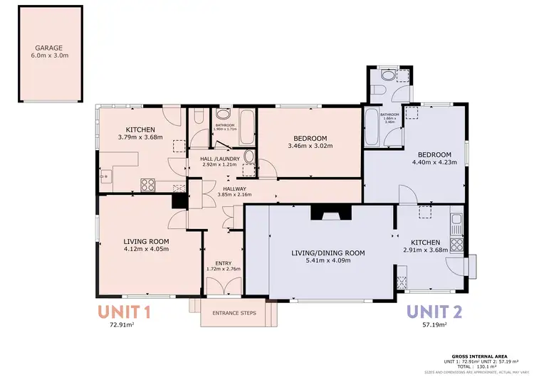 Floorplan of Homely unit listing, 17 Wrights Avenue, Glenorchy TAS 7010