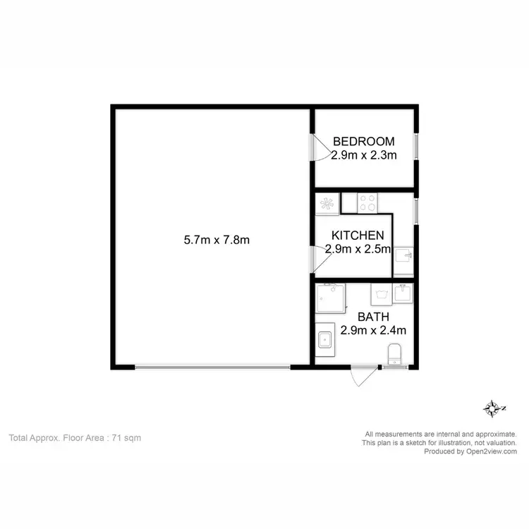 Floorplan of Homely house listing, 622 Dolphin Sands Road, Dolphin Sands TAS 7190