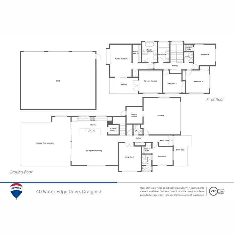 Floorplan of Homely house listing, 40 Waters Edge Drive, Craignish QLD 4655