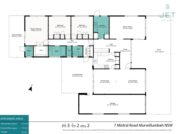 Floorplan of Homely house listing, 7 Mistral Road, South Murwillumbah NSW 2484