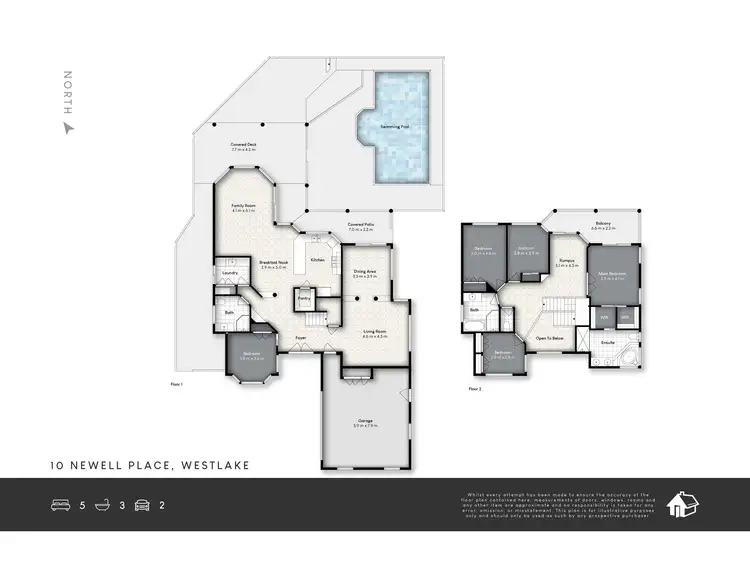 Floorplan of Homely house listing, 10 Newell Place, Westlake QLD 4074
