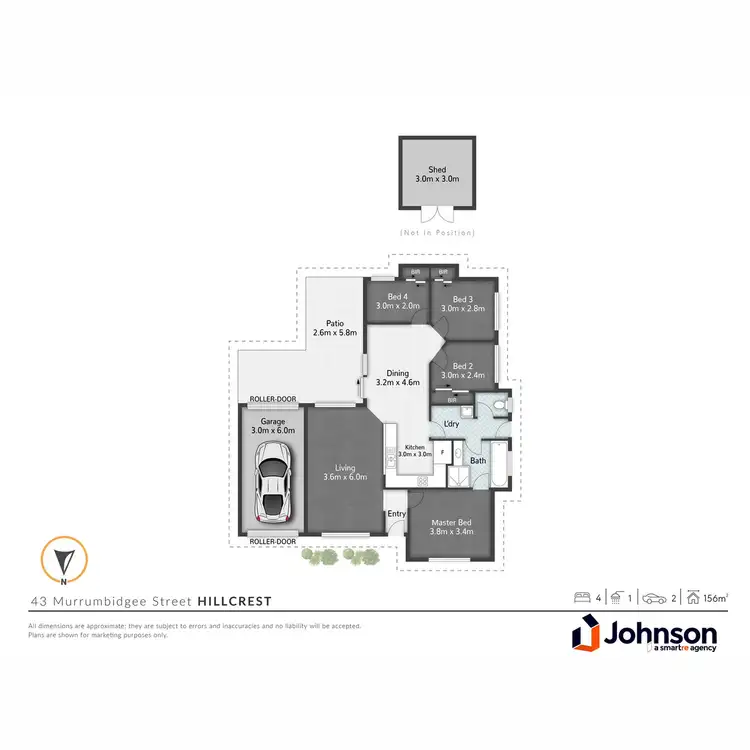 Floorplan of Homely house listing, 43 Murrumbidgee Street, Hillcrest QLD 4118