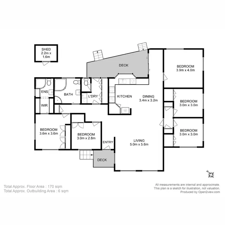 Floorplan of Homely house listing, 3 Moir Road, Kingston TAS 7050