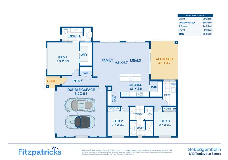 Floorplan of Homely villa listing, 8 Sargood Way, Gobbagombalin NSW 2650