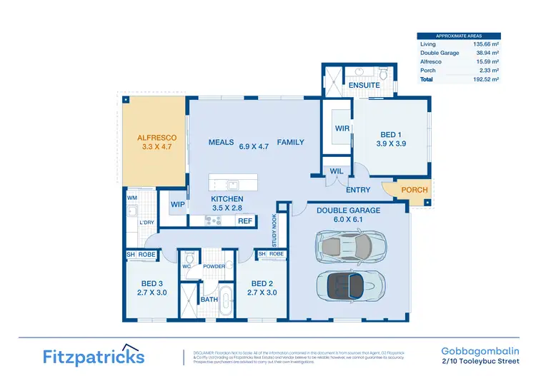 Floorplan of Homely villa listing, 5 Sargood Way, Gobbagombalin NSW 2650