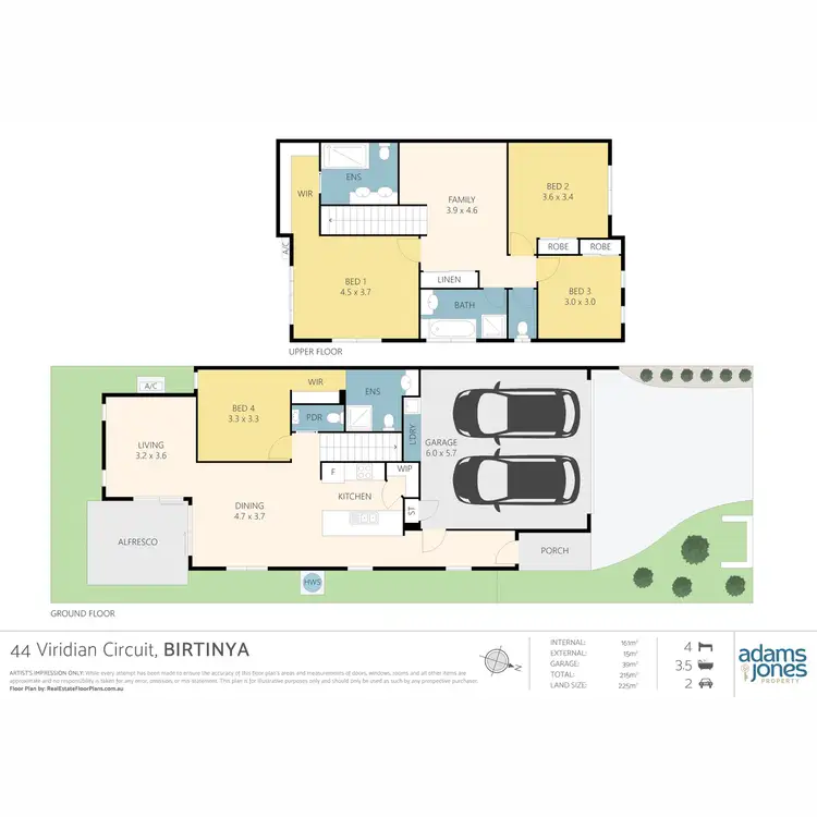 Floorplan of Homely house listing, 44 Viridian Circuit, Birtinya QLD 4575