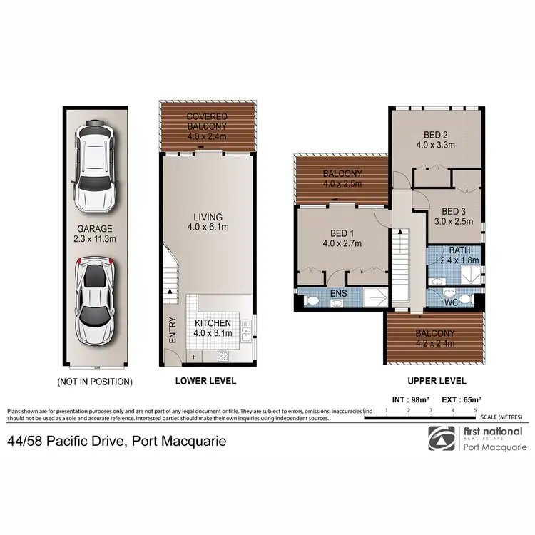 Floorplan of Homely unit listing, 44/58 Pacific Drive, Port Macquarie NSW 2444