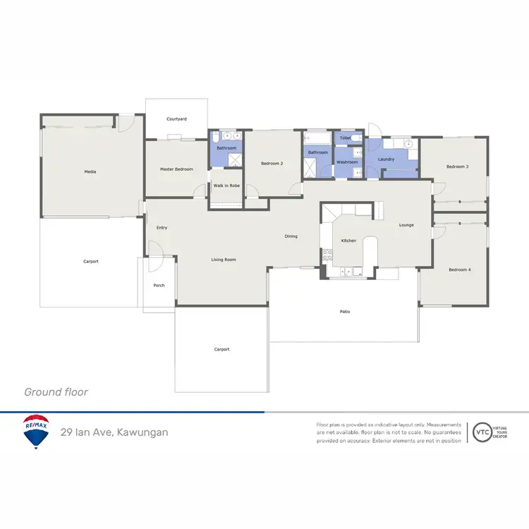 Floorplan of Homely house listing, 29 Ian Avenue, Kawungan QLD 4655
