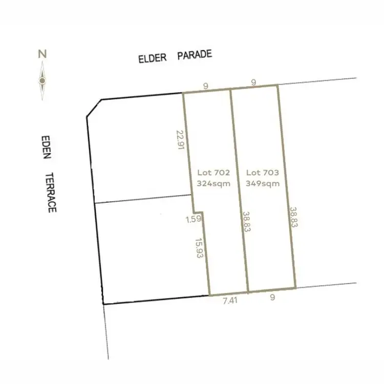 Floorplan of Homely land listing, LOT 702 Elder Parade, Port Willunga SA 5173