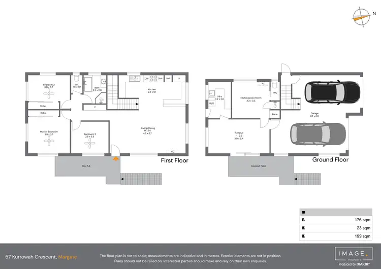 Floorplan of Homely house listing, 57 Kurrowah Crescent, Margate QLD 4019