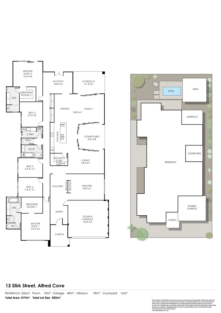 Floorplan of Homely house listing, 13 Stirk Road, Alfred Cove WA 6154