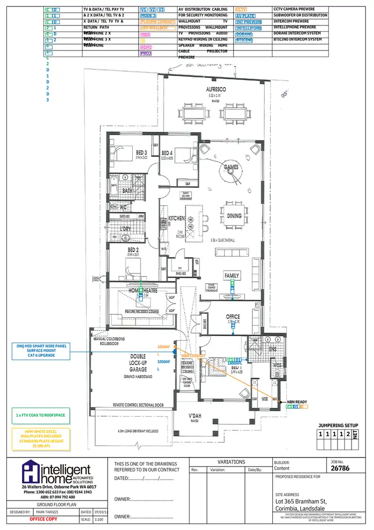 Floorplan of Homely house listing, 4 Bramham Street, Landsdale WA 6065