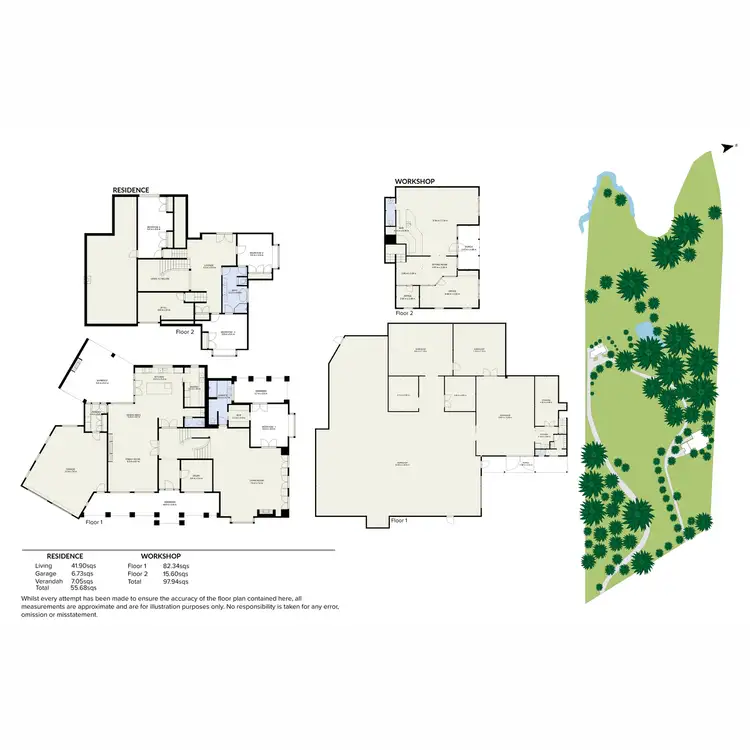 Floorplan of Homely rural property listing, 1345 Main Neerim Road, Rokeby VIC 3821