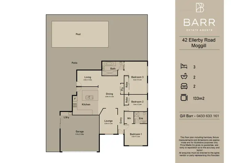 Floorplan of Homely house listing, 42 Ellerby Road, Moggill QLD 4070