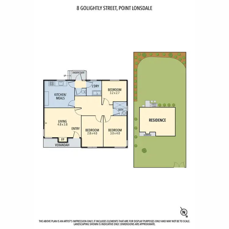 Floorplan of Homely house listing, 8 Golightly Street, Point Lonsdale VIC 3225