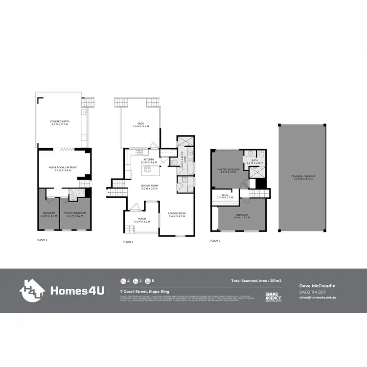 Floorplan of Homely house listing, 7 Dorall Street, Kippa-Ring QLD 4021