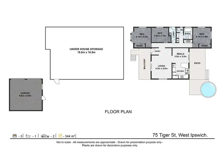 Floorplan of Homely house listing, 75 Tiger Street, West Ipswich QLD 4305