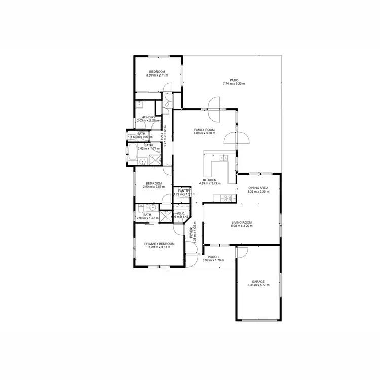 Floorplan of Homely house listing, 18 Meadow Drive, Dundowran Beach QLD 4655