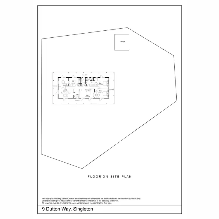 Floorplan of Homely house listing, 9 Dutton Way, Singleton WA 6175