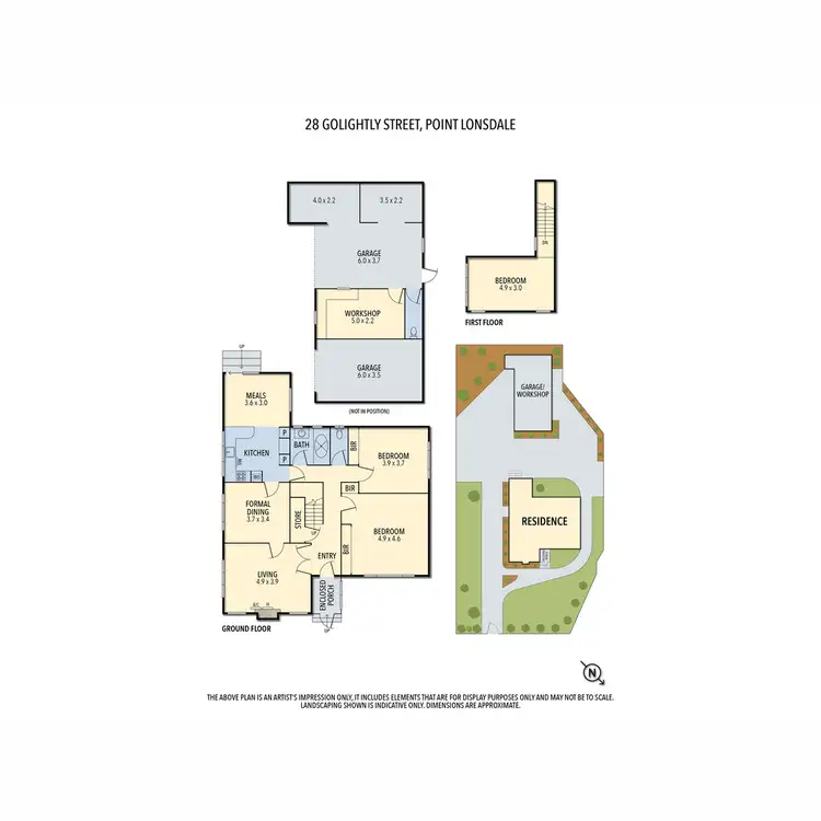 Floorplan of Homely house listing, 28 Golightly Street, Point Lonsdale VIC 3225