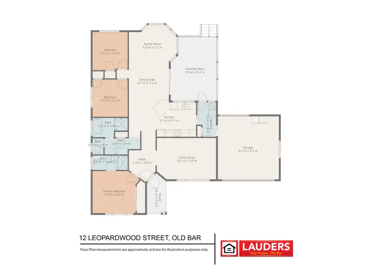 Floorplan of Homely house listing, 12 Leopardwood Street, Old Bar NSW 2430