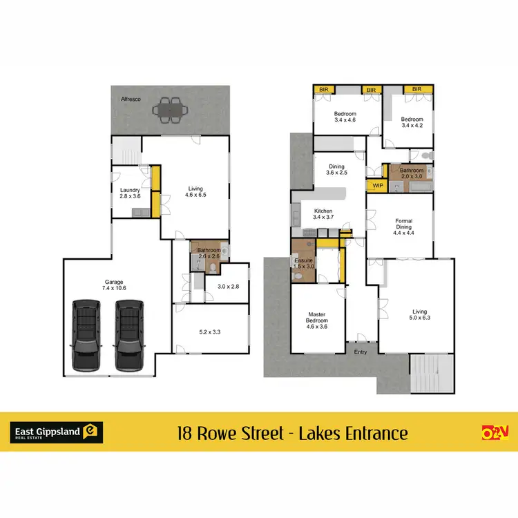 Floorplan of Homely house listing, 18 Rowe Street, Lakes Entrance VIC 3909