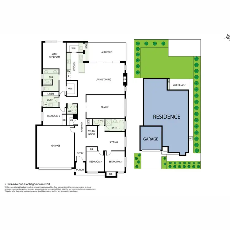 Floorplan of Homely house listing, 5 Dallas Avenue, Gobbagombalin NSW 2650